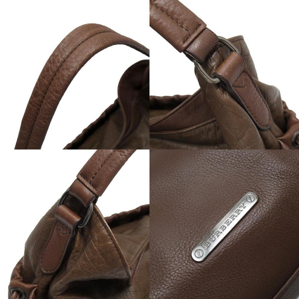 Burberry Shoulder Bag Brown Leather - Picture 3 of 4